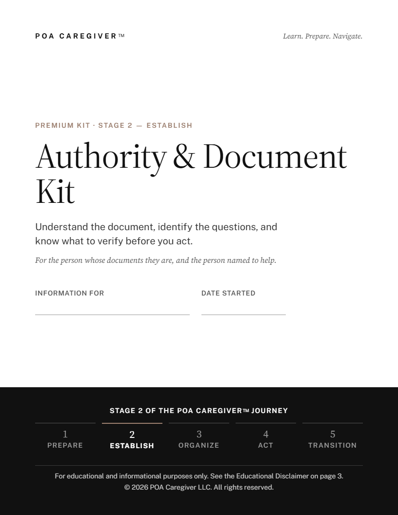 Authority & Document Kit cover